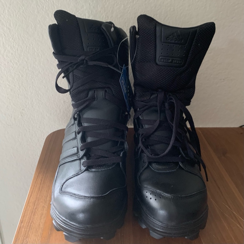 NEW Adidas Men’s GSG 9.2 Black Waterproof Outdoor Tactical Work Boots Sz 13